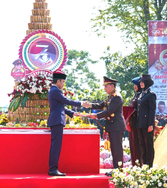 Kapolri: HUT Bhayangkara Berlandaskan Jaga Persatuan dan Kesatuan