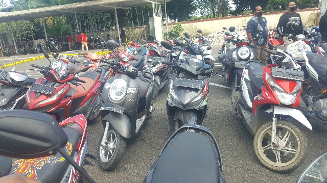 Pelaku dan BB Curanmor Diamankan Polda Jatim