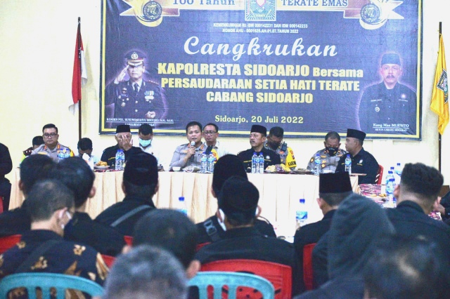 Jelang Satu Abad PSHT, Kapolresta Sidoarjo: Jaga Kondusifitas Kamtibmas