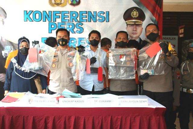 Sindikat Curanmor Bersenjata Api Diamankan Polisi