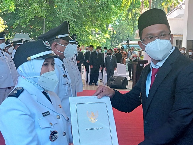 Pilkades Serentak Telah Usai, 83 Kades Dilantik Bupati Sidoarjo