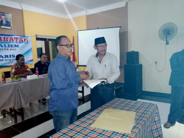 Sertijab Kades Gempolsari Dihadiri Camat Tanggulangin