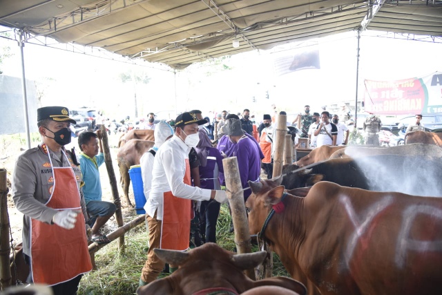 Pemkab Sidoarjo Sediakan Lapak Bagi Pedagang Untuk Menjual Hewan Kurban