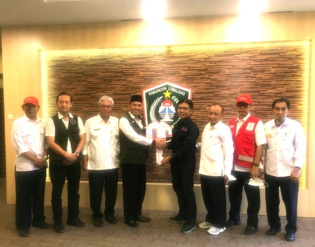 BSP Salurkan 14 Unit Huntara untuk Warga Terdampak Erupsi Semeru