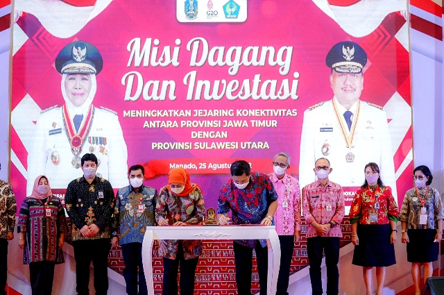 Misi Dagang Jatim di Sulut, Delapan Jam Catat Transaksi Rp 159 M