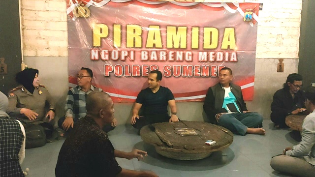 Jalin Sinergitas dengan Awak Media, Polres Sumenep Gelar Piramida