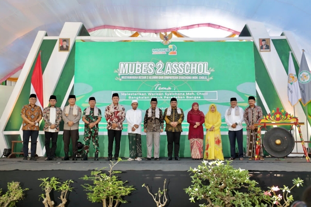 Forkopimda Jatim Hadiri Mubes 2 ASSCHOL Bangkalan, mendampingi Menkopolhukam, Menag, dan Kadensus 88
