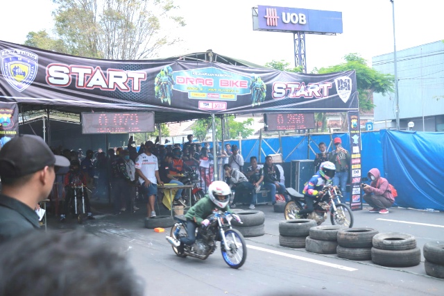 Stop Balap Liar, Polres Jember Gelar Kejurnas Dragrace