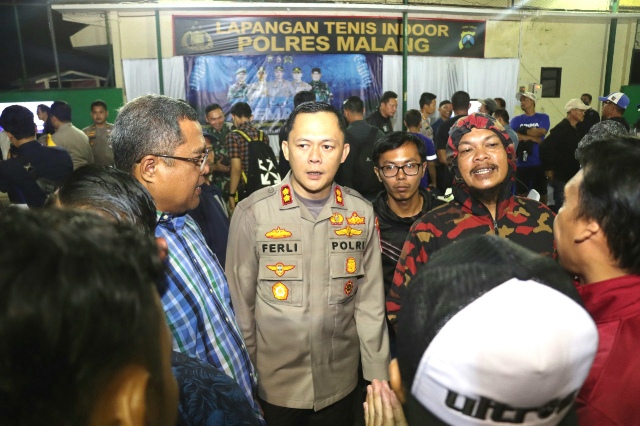 Jelang Laga Arema vs Persebaya, Polres Malang Silaturahmi dengan Stakeholder