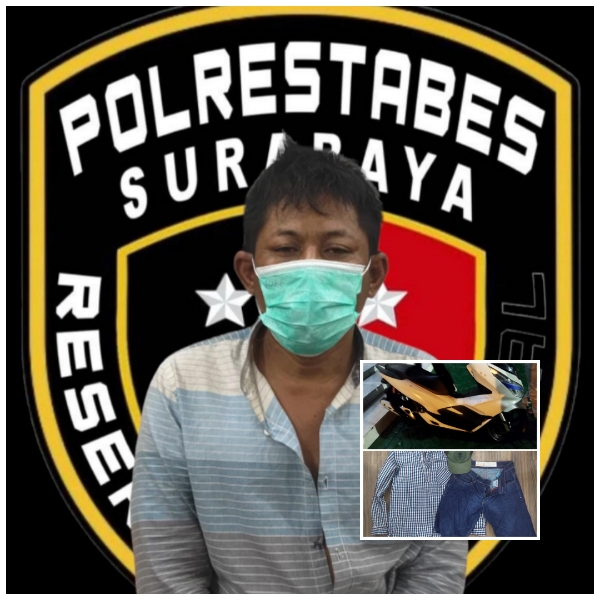 Residivis Pencuri Kabel milik PT. KAI Diringkus Satreskrim Polrestabes Surabaya