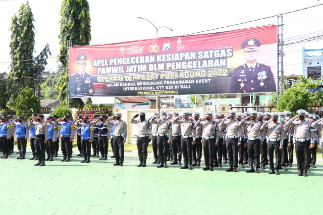 Polresta Banyuwangi Siapkan 17 Titik Prioritas Pengamanan KTT G20 Mulai Dijaga