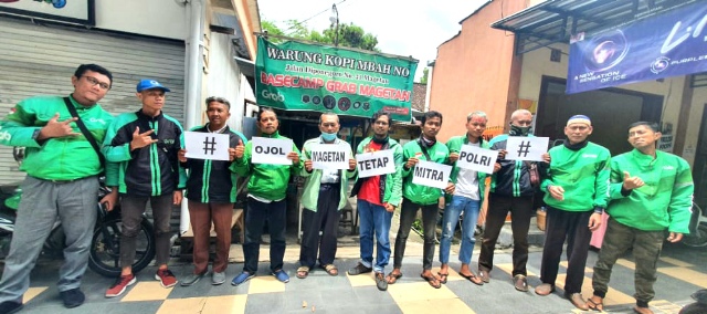 Kinerja Polri Mendapat Dukungan dari Komunitas Ojol Magetan