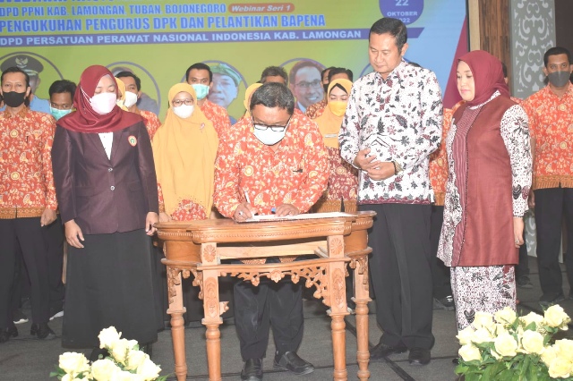 Sinergi Pemkab Lamongan – PPNI Mantapkan Kesiapan Tanggap Bencana