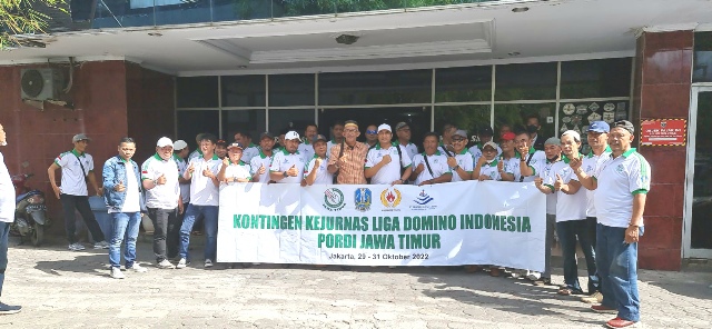 PORDI Jatim Kirim 19 Pasang Atlit di Kejurnas Liga Domino Indonesia
