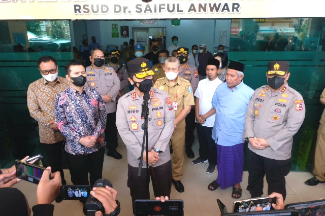 Kapolda Jatim Prihatin dan Minta Maaf Atas Tragedi Kanjuruhan