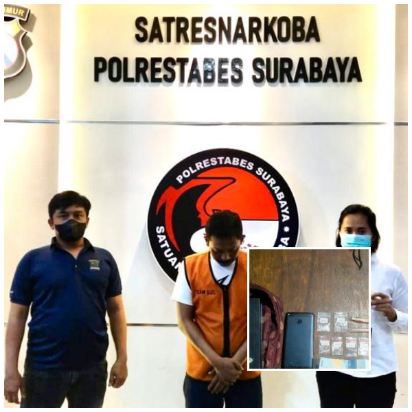 Pria Paruh Baya Ditangkap Polisi, karena Nekat Jual Sabu