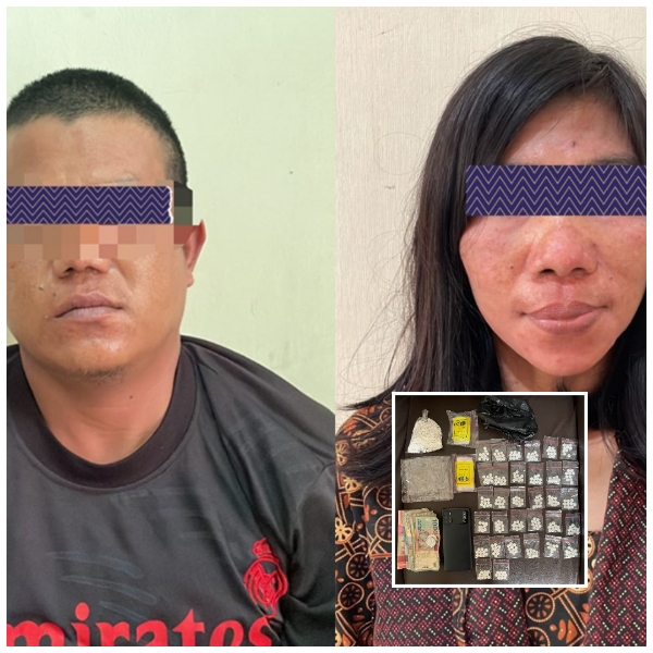 Dua Orang Terduga Pengedar Berhasil Diamankan Anggota Polres Mojokerto dalam Mengungkap Kasus Narkoba
