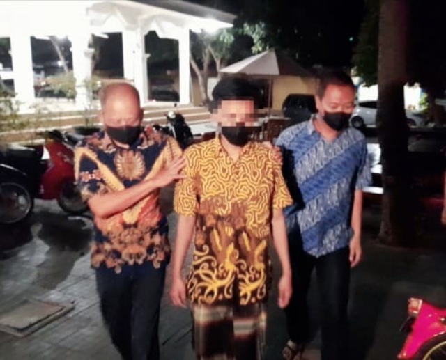 Tersangka Pencabulan Anak dibawah Umur, diamankan di Polres Tuban
