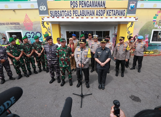 Pengecekan Kesiapan Pos Pengamanan KTT G20 Bali di Banyuwangi, dilakukan Kapolda Bersama Forkopimda Jatim