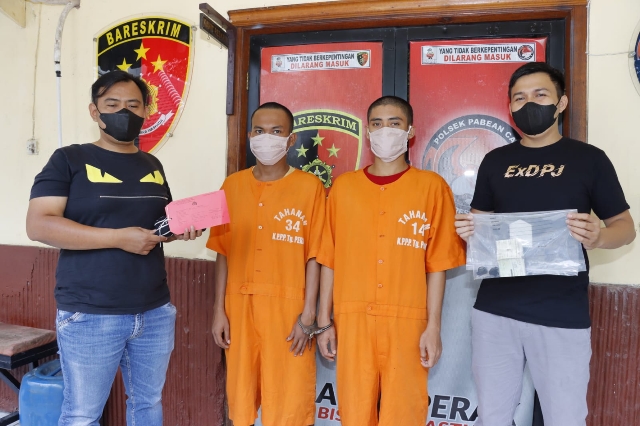 Pelaku Curanmor Milik Pedagang Pasar Pabean, berhasil diamankan Anggota Polres Pelabuhan Tanjung Perak