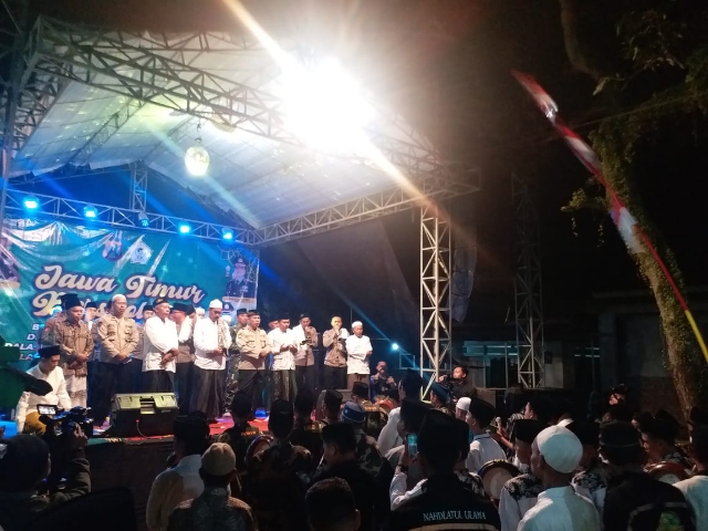 Di Jember Menggema Lantunan Sholawat Polisi Santri Polda Jatim