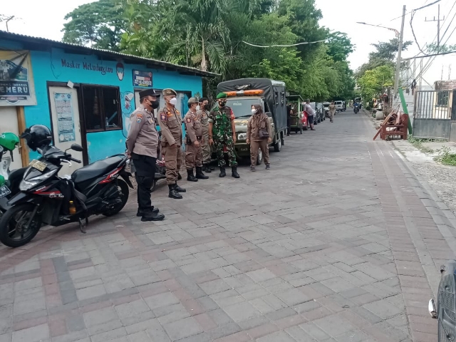 Patroli Rutin Dilakukan oleh Polsek Tambaksari bersama 3 Pilar dalam Antisipasi Judi Burung Merpati