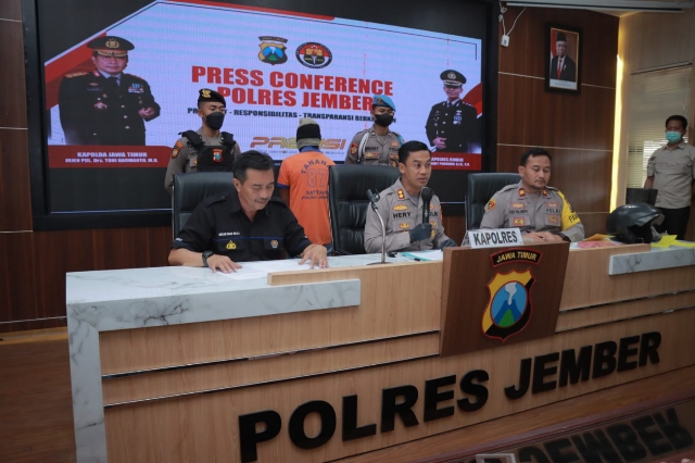 Pelaku Eksibisionis yang Resahkan Kaum Hawa, Berhasil diamankan Polres Jember