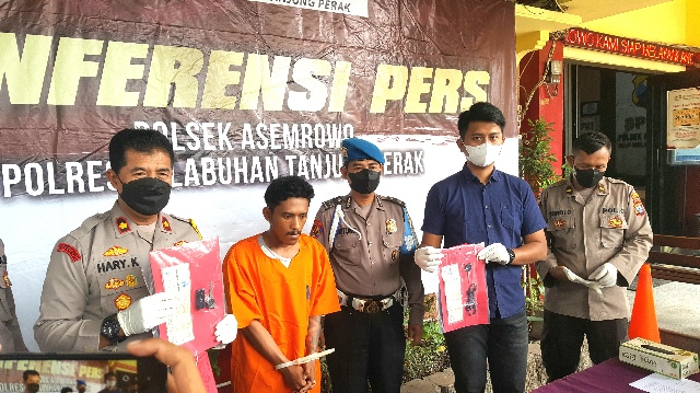 Aksinya Terekam CCTV, Pelaku Curanmor Ditangkap Polisi