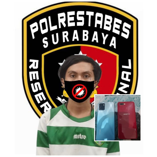 Residivis Jambret yang Beraksi di Dua Lokasi ditangkap Anggota Polrestabes Surabaya