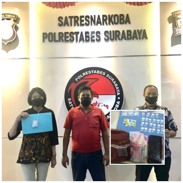 Pengedar Sabu Asal Sidotopo Ditangkap Anggota Satresnarkoba Polrestabes Surabaya
