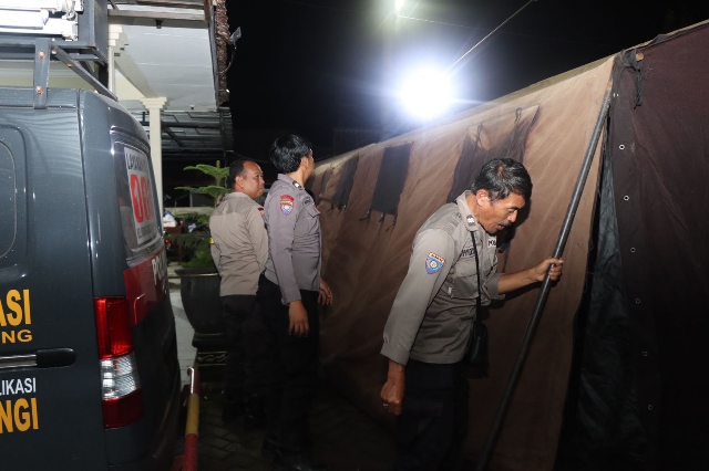 Dirikan Posko Siaga Bencana di Perbatasan Malang – Lumajang oleh Polres Malang