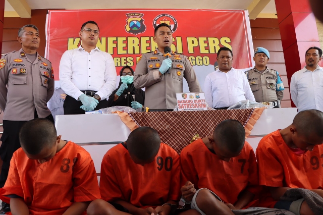 Polres Probolinggo Berhasil Ungkap Kasus Rudapaksa Perempuan Dibawah Umur, 7 Pemuda Ditetapkan Tersangka