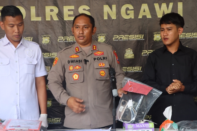 Polres Ngawi Berhasil Amankan 4 Tersangka Kasus Curas