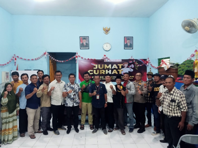 Jemput Aspirasi Masyarakat Lewat Jumat Curhat dilakukan Polres Pelabuhan Tanjung Perak