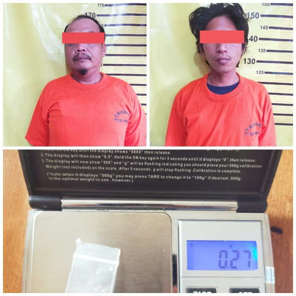 Dua Orang Budak Sabu diringkus Anggota Unit Reskrim Polsek Tambaksari Polrestabes Surabaya