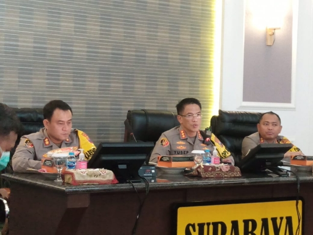 Hasil Catatan Kriminalitas Polrestabes Surabaya di Akhir Tahun 2022