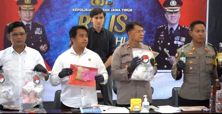 Keberhasilan Polresta Mojokerto dalam Menekan Kasus Penyalahgunaan Narkoba Sepanjang Tahun 2022