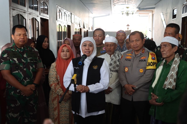 Terdampak Banjir di Kabupaten Sampang, Forkopimda Jatim Berikan Bansos ke Pondok Pesantren