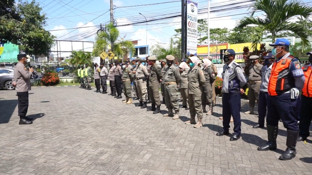 Gelar Patroli Rutin Jelang Tahun Politik bersama TNI-Polri dan Sat Pol PP