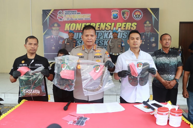 Pelaku Pembunuhan di Sedati Sidoarjo Berhasil Ditangkap Anggota Satreskrim Polresta Sidoarjo bersama Unit Reskrim Polsek Sedati dengan Gerak Cepat