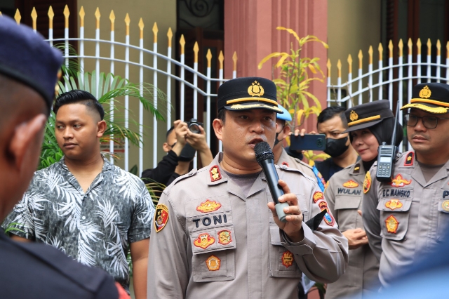 Gelar Gladi Bersih Pengamanan Jelang Sidang Kanjuruhan oleh Polrestabes Surabaya