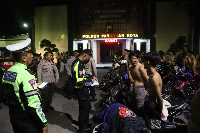 Cegah Balap Liar, Polres Pasuruan Kota Meningkatkan kegiatan Patroli