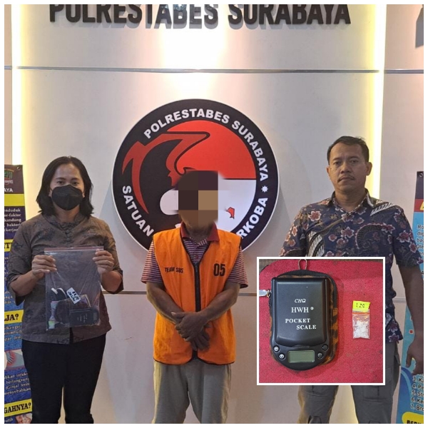 Ditangkap Polisi, Tukang Rombeng di Surabaya Tak Berkutik karena Mengedarkan Sabu