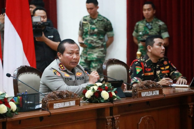 Gelar Rapat Finalisasi Kesiapan Acara Puncak Harlah 1 Abad NU 2023, bersama Forkopimda Jatim