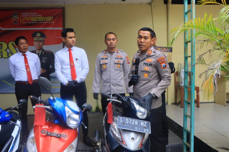 Tersangka Jambret yang Terekam CCTV berhasil Diamankan anggota Polres Tuban