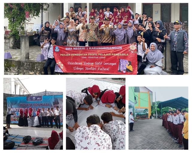 Bupati Yes Kunjungi P5-KM Siswa Smankar Angkat Batik Lokal Sendang