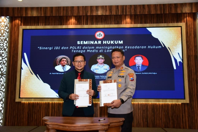 Polres Lamongan Gandeng IDI Ajak Tenaga Medis Tingkatkan Kesadaran Hukum