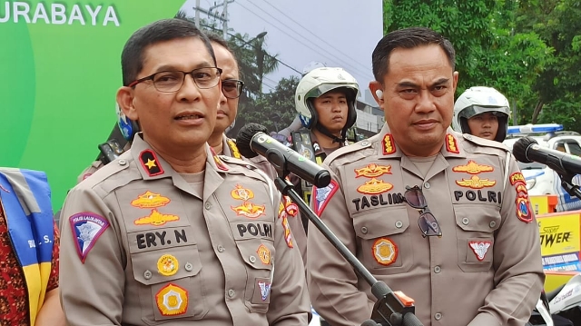 Dirlantas Polda Jatim Dampingi Tim Survey Jalur Tol Korlantas Polri di Wilayah Jatim-