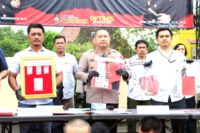 Januari 2023 Polres Kediri Kota Ungkap 6 Kasus Tindak Pidana