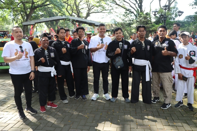Fasilitasi Deklarasi Damai Perguruan Silat se-Kota Kediri oleh Polres Kediri Kota